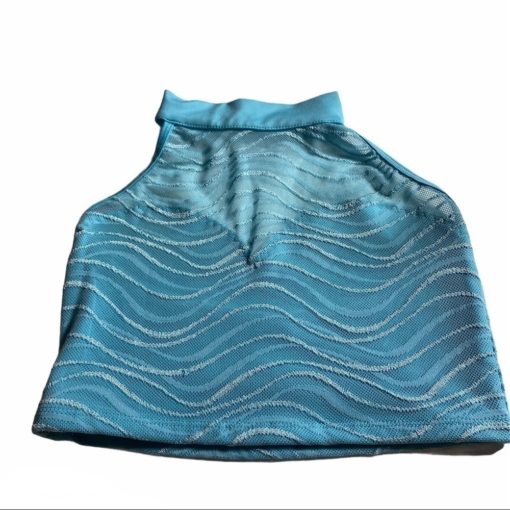 True Joy Halter Dance wear top blue XS